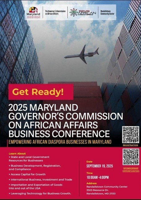 2025 Maryland Business Conference — event flyer